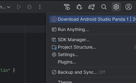 How to update Android Studio